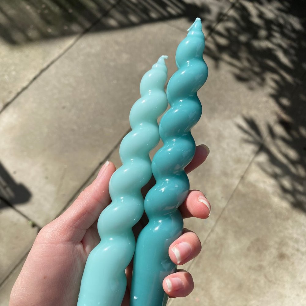 HAY Spiral candles